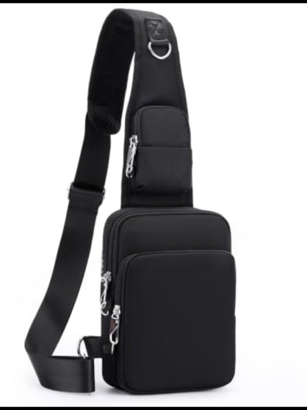Small Anti Theft Sling Bag RFID Blocking Crossbody Daypack